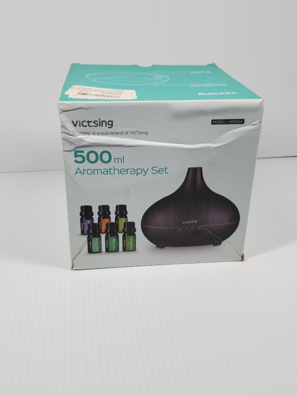 VicTsing HM582A 500ml Aromatherapy Set And Oil Diffuser With Sleep Mode - Brown